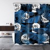 Tropical Banana Leaf Skull Fabric Shower Curtain, Durable and Washable Natural Bathroom Decor