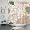 Tropical Banana Palm Leaves Holiday Shower Curtain for Your Bathroom