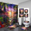 Tropical Beach Sunshine Shower Curtain For A Happy Bathroom Experience