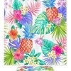 Tropical Colorful Pineapple Print Shower Curtain For Vibrant Bathroom Decor