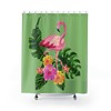 Tropical Flamingo Shower Curtain for a Vibrant Bathroom