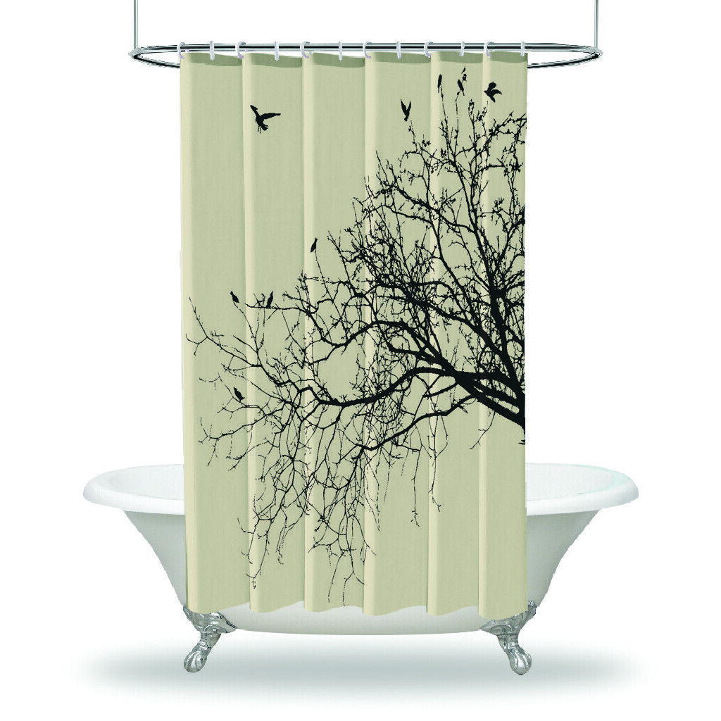 Tropical Floral Shower Curtain For A Beachy Bathroom