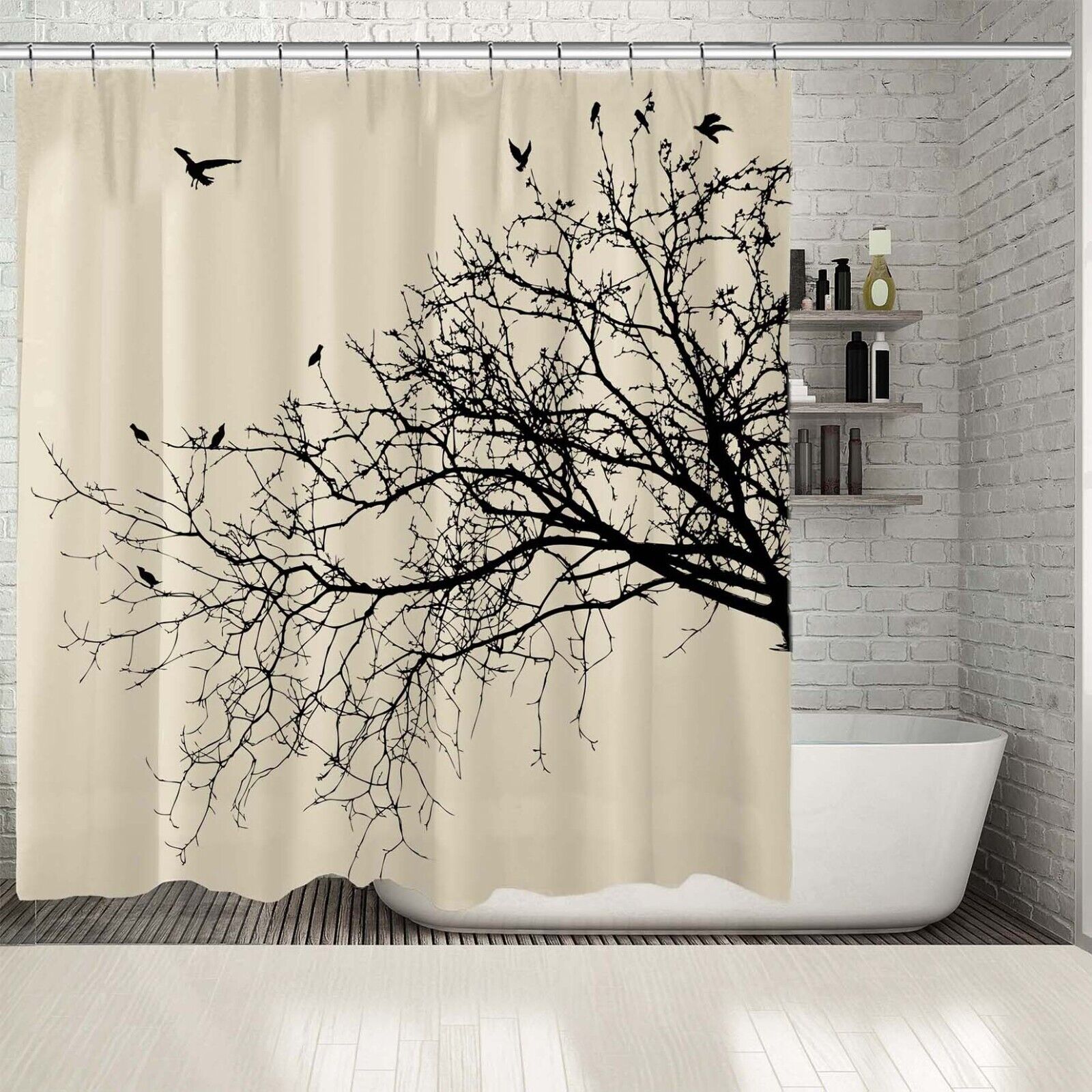 Tropical Floral Shower Curtain For A Beachy Bathroom
