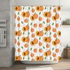 Tropical Fruit Watercolor Shower Curtain for Trendy Bathroom