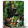 Tropical Garden Flower Shower Curtain For A Nature Inspired Bathroom