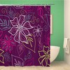 Tropical Hawaiian Aloha and Hula Pattern Shower Curtain