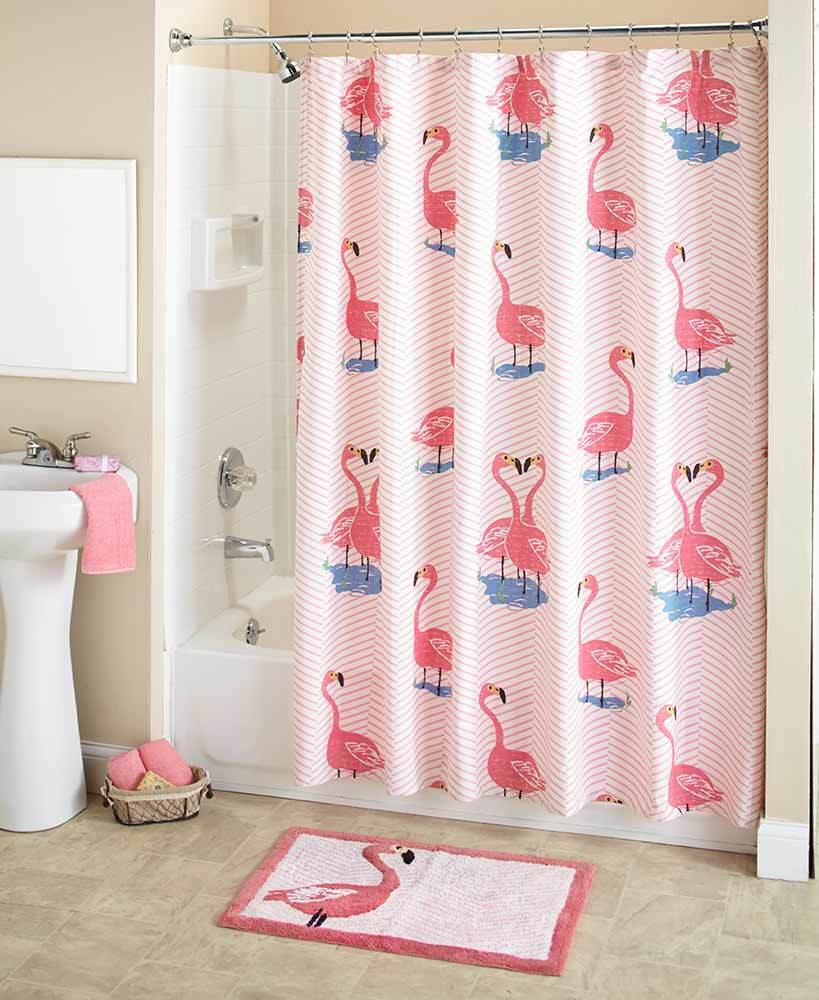 Tropical Islands Bathroom Curtain