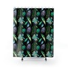 Tropical Leaf Rainforest Shower Curtain For Bathroom Decor