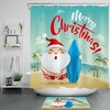 Tropical Leaves Printed Shower Curtain- Stylish And Waterproof