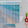 Tropical Palm Leaf Water-Repellent Curtain