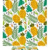 Tropical Pineapples Pattern Shower Curtain adds a Touch of Summer in Your Bathroom