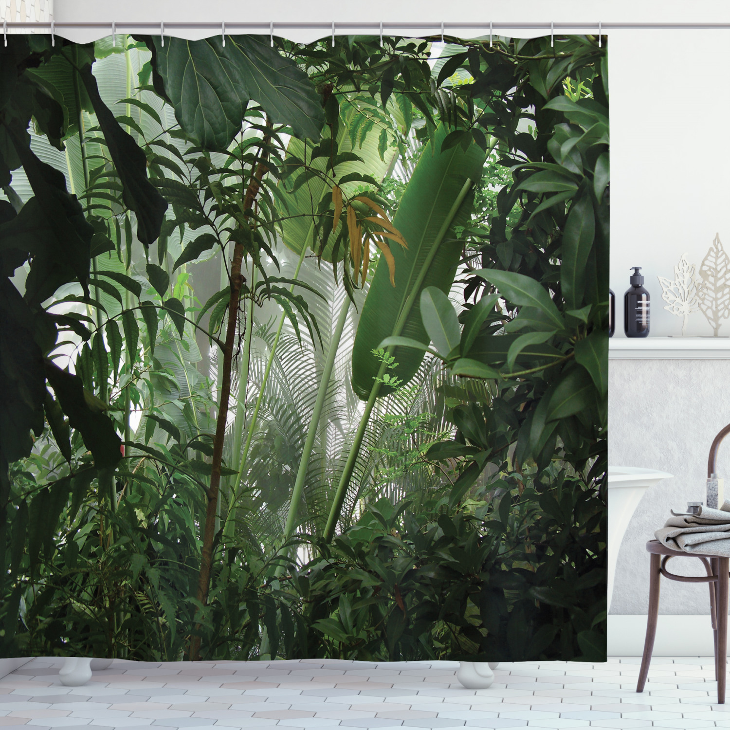 Tropical Rainforest Wild Shower Curtain: Add An Adventurous Look To Your Bathroom