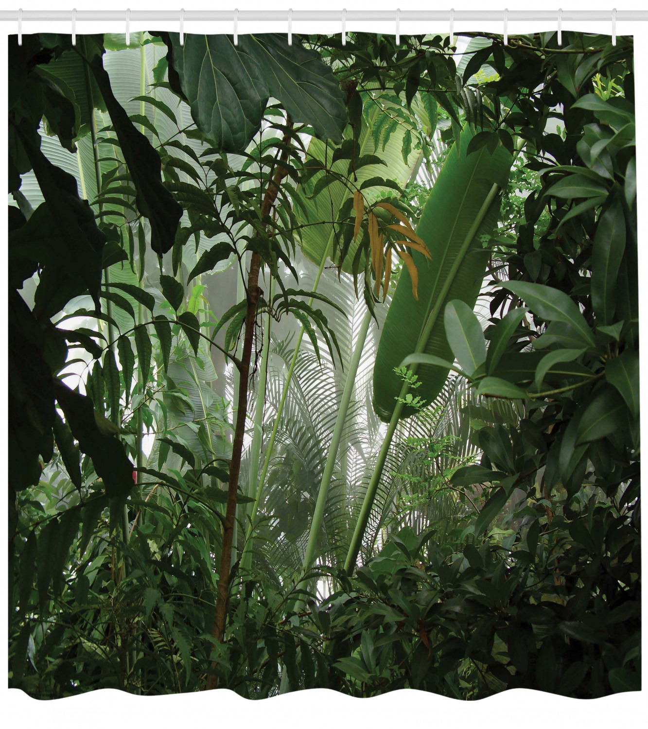 Tropical Rainforest Wild Shower Curtain: Add An Adventurous Look To Your Bathroom