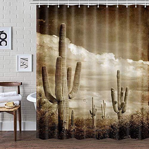 Tropical Shower Curtain For Beach Bathroom Decor