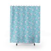 Tropical Shower Curtain With Flamingos And Palm Trees, Perfect Bathroom Decor For A Relaxing Oasis