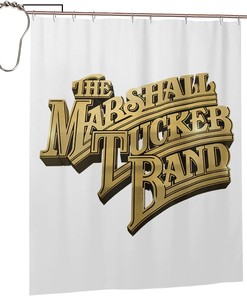 Tucker Marshalls Fabric Shower Curtain - Durable for Bathroom Showers and Bathtubs
