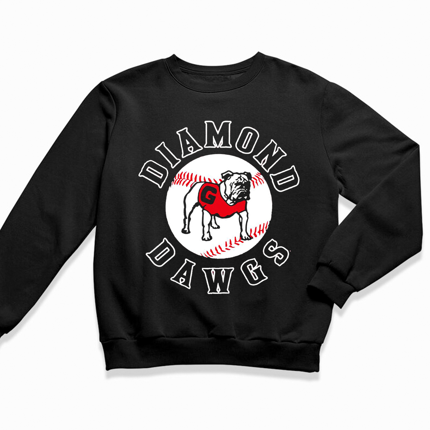 UGA Diamond Dawgs Logo T-Shirt for Fans of Georgia Bulldogs - Classic Tee for Fans
