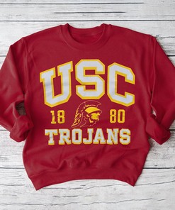 USC Trojans Collegiate Memorabilia T-Shirt Crew Neck Tee