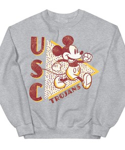 USC Trojans Disney Fondness Mickey Men's T-Shirt Fan Gift
