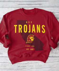 USC Trojans NCAA Crew Neck T-Shirt Fan Gift