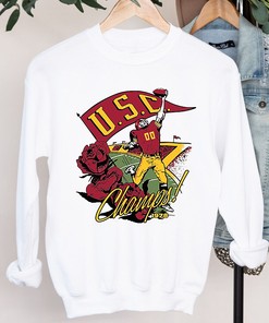 USC Trojans National Champs Tee Retro Vintage Style Shirt