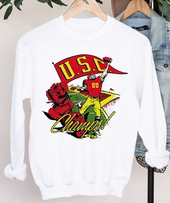 USC Trojans Snoopy and Woodstock Painting Logo T-Shirt Fan Gift