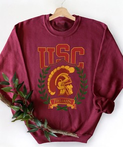 USC Unisex Crewneck Sweatshirt NCAA Trojans Fan Gift