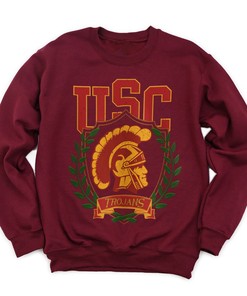 USC Unisex Crewneck Sweatshirt NCAA Trojans Fan Gift