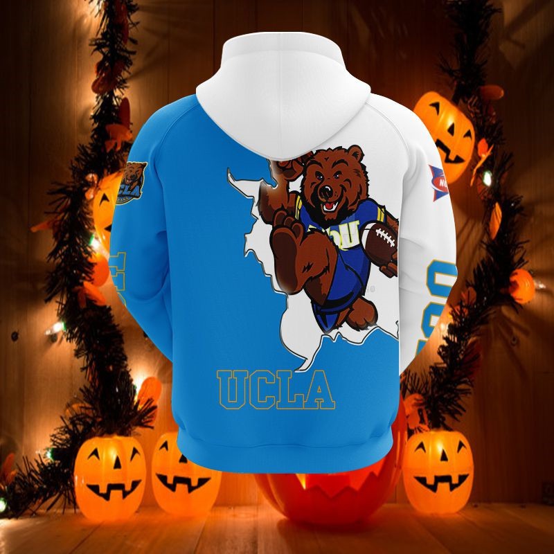 Ucla 3D Mascot Printed Hoodie Perfect For Any Fan