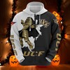 Ucla Bruins Mascot Long Sleeve 3D Zip Hoodie For Fans