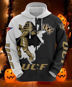 Ucla Bruins Mascot Long Sleeve 3D Zip Hoodie For Fans