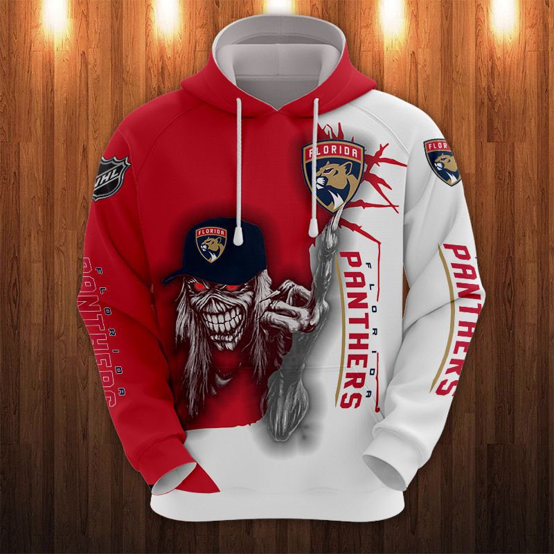 Ultra Death Graphic All Over Print 3D Hoodie For Halloween From Florida Panthers