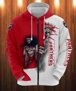 Ultra Death Graphic All Over Print 3D Hoodie For Halloween From Florida Panthers