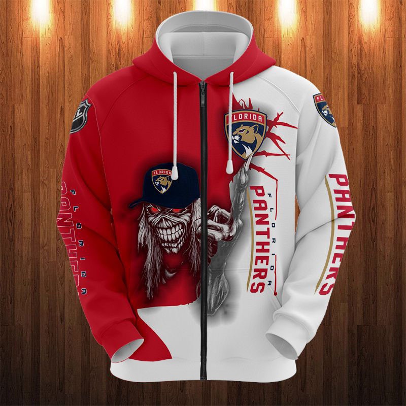 Ultra Death Graphic All Over Print 3D Hoodie For Halloween From Florida Panthers