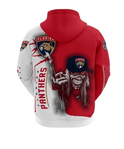 Ultra Death Graphic All Over Print 3D Hoodie For Halloween From Florida Panthers