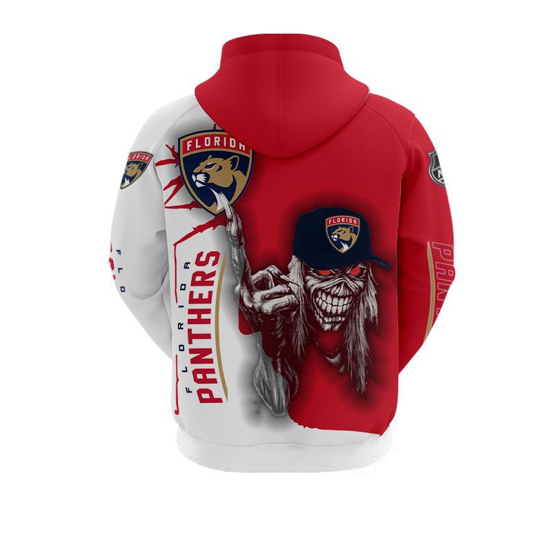 Ultra Death Graphic All Over Print 3D Hoodie For Halloween From Florida Panthers