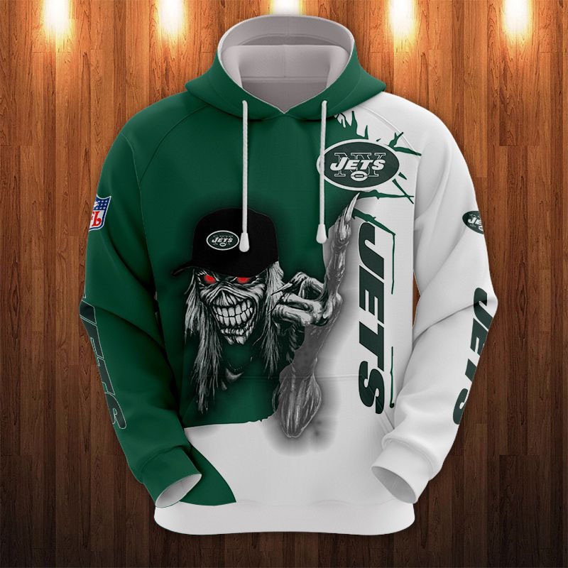 Ultra Death Graphic Gift Hoodie - All Over Print 3D Hoodie For New York Jets Fans Halloween