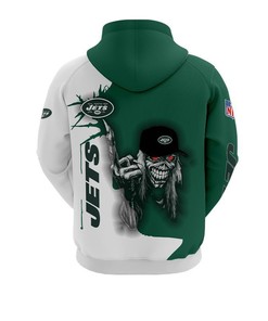 Ultra Death Graphic Gift Hoodie - All Over Print 3D Hoodie For New York Jets Fans Halloween