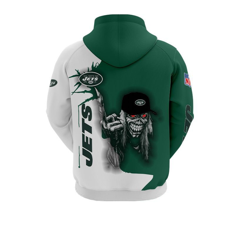 Ultra Death Graphic Gift Hoodie - All Over Print 3D Hoodie For New York Jets Fans Halloween