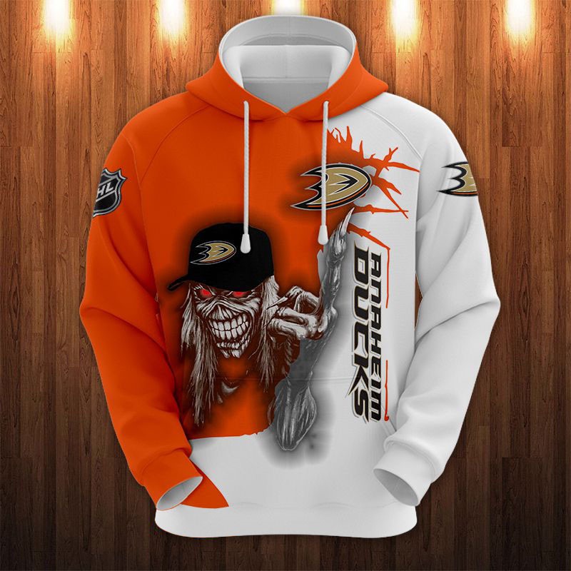 Ultra Death Graphic Hoodie - Anaheim Ducks 3D Edition Halloween Gift