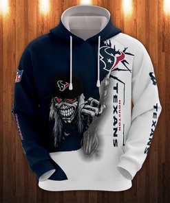Ultra Death Graphic Houston Texans All Over Print Hoodie, Halloween Gift For Fans
