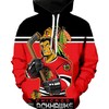 Ultra-Cool 3D Long Sleeve Hoodie - Chicago Blackhawks Nhl Fans Gift 