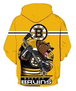 Ultra-Cool Long Sleeve All Over Print Boston Bruins Hoodie 3D Gifts For Fans