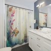Underwater Garden Fish and Aquatic Plants Print Shower Curtain for a Dreamy Look