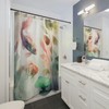 Underwater Garden Shower Curtain With Soft Pastel Colors For Serene Bathrooms