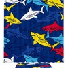 Underwater Sharks Ocean Sea Waterproof Shower Curtain Set