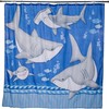 Underwater World Printed Shower Curtain With Fish And Shark For A Fun And Playful Bathroom