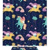 Unicorn Blue Pattern Shower Curtain for Your Bathroom 