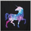 Unicorn Galaxy Bathroom Shower Curtain for a Cosmic Experience 