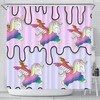 Unicorn Print Shower Curtain For A Magical Bathroom